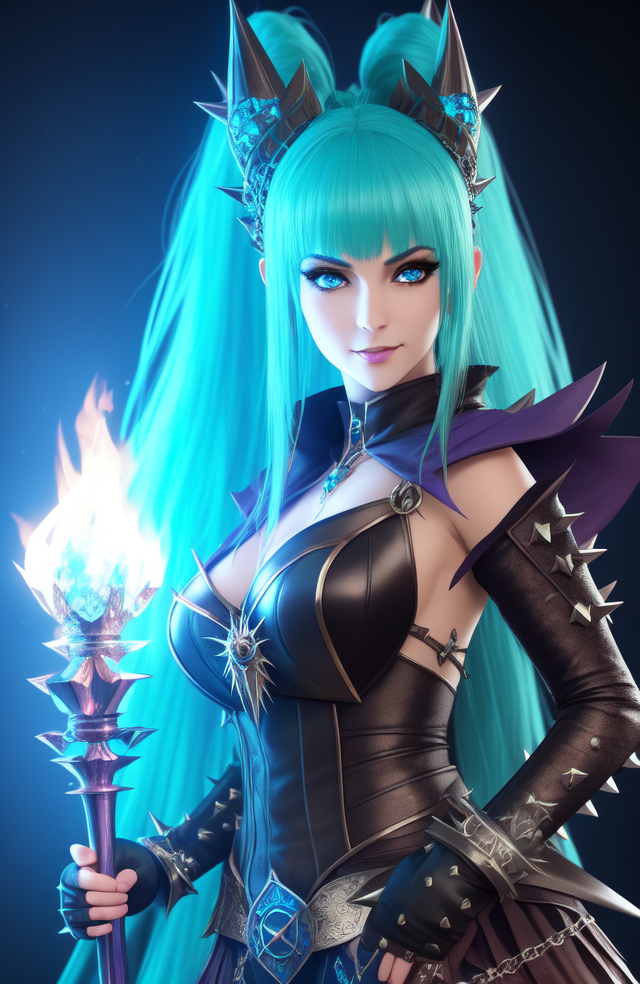 The Blue Fire Vixen Embera